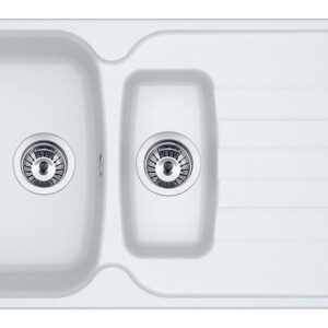 Franke AZG 651 Antea Lavello incasso 97 x 50 bianco - gocciolatoio reversibile