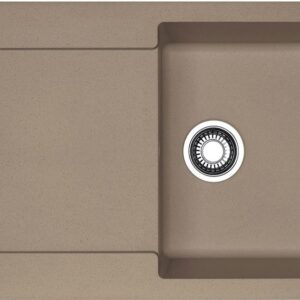 Franke MRG 611 Maris Lavello 1 vasca incasso 78 x 50 con gocciolatoio reversibile - oyster