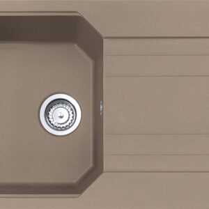 Franke UBG 611-86 Urban Lavello 1 vasca incasso/filotop 86 x 50 con gocciolatoio reversibile - oyster