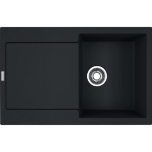 Franke MRG 611 Maris Lavello 1 vasca incasso 78 x 50 cm con gocciolatoio reversibile - black matt