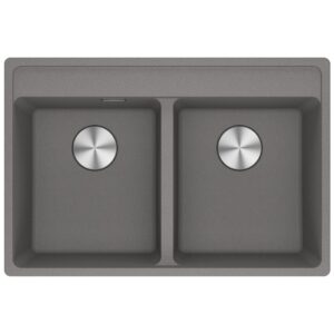 Franke MRG 620-35-35 TL Maris Lavello 2 vasche incasso 76 x 51 - stone grey