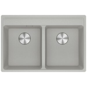 Franke MRG 620-35-35 TL Maris Lavello 2 vasche incasso 76 x 51 - alluminio