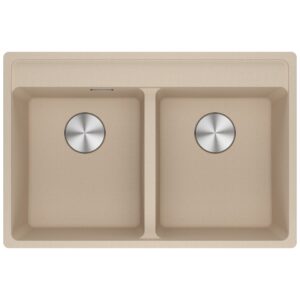 Franke MRG 620-35-35 TL Maris Lavello 2 vasche incasso 76 x 51 - avena