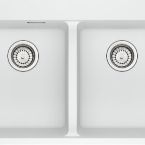 Franke MRG 620-34-34 TL Maris Lavello 2 vasche incasso 76 x 50 - bianco