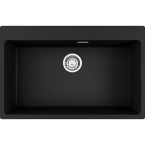 Franke MRG 610-73 TL Maris Lavello 1 vasca sopratop 78 x 50 - nero