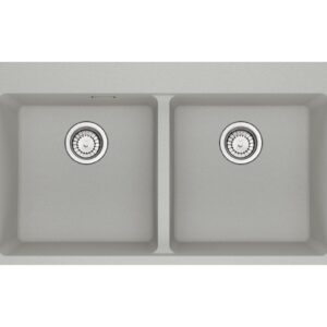 Franke MRG 620-39-39 TL Maris Lavello 2 vasche incasso 86 x 50 - alluminio