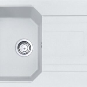 Franke UBG 611-78 Urban Lavello 1 vasca incasso 78 x 50 cm con gocciolatoio reversibile - bianco