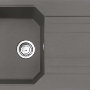 Franke UBG 611-86 Urban Lavello 1 vasca incasso 86 x 50 cm con gocciolatoio reversibile - stone grey