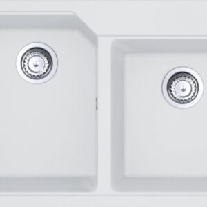 Franke UBG 620-78 Urban Lavello 2 vasche incasso 78 x 50 cm - bianco