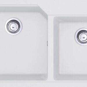 Franke UBG 620-86 Urban Lavello 2 vasche incasso 86 x 50 cm - bianco