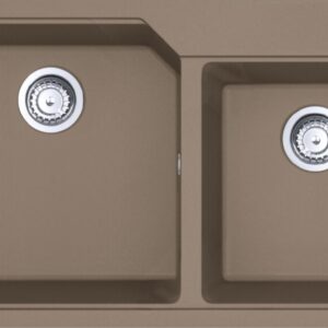 Franke UBG 620-86 Urban Lavello 2 vasche incasso 86 x 50 cm - oyster