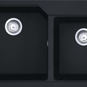 Franke UBG 620-86 Urban Lavello 2 vasche incasso 86 x 50 cm - black matt