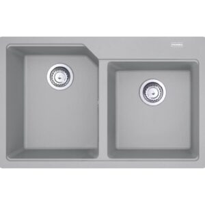 Franke UBG 620-78 Urban Lavello 2 vasche incasso 78 x 50 cm - alluminio