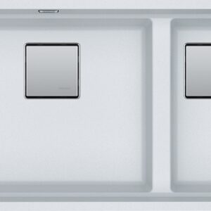 Franke KNG 120 Kubus 2 Lavello 1 vasca e 1/2 sottotop 72 x 42 - bianco