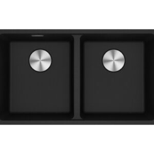 Franke MRG 120-35-35 Maris Lavello 2 vasche sottotop 75 x 43 cm - nero