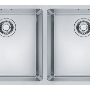 Franke MRX 220 40-40 Maris Lavello 2 vasche semifilo/filotop 86 x 44 - inox satinato