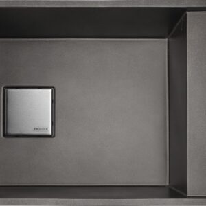 Franke FSG 211-86 Fresno Lavello 1 vasca filotop/sottotop 86 x 46 con gocciolatoio destro - fragranite - copper grey