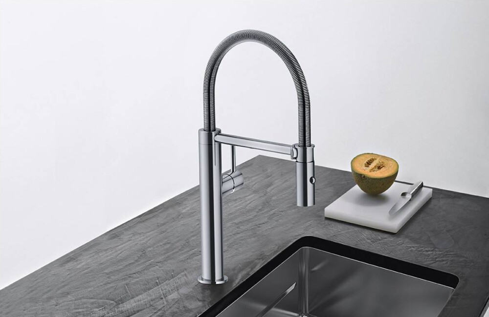 Franke PESCARA L DOCCIA Miscelatore cucina con doccetta - inox satinato - immagine 3