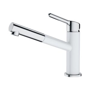 Franke ORBIT DOCCIA Miscelatore cucina con doccetta - cromo/bianco