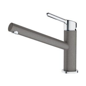 Franke ORBIT CANNA GIREVOLE Miscelatore cucina - cromo/stone grey