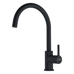 Franke LINA CANNA GIREVOLE Miscelatore cucina - black matt