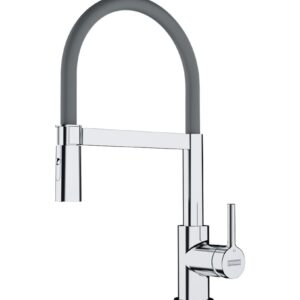Franke LINA SEMI-PRO DOCCIA Miscelatore cucina con doccetta - cromo/grigio