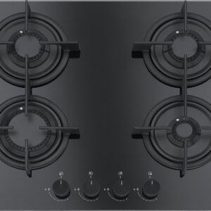 Franke FHCR 604 4G HE BK C Crystal Black Piano cottura a gas cm. 59 - vetro nero