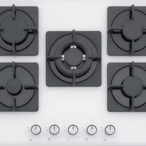 Franke FHNS 705 4G TC WH C Smart Linear Square Piano cottura a gas cm. 70 - vetro bianco