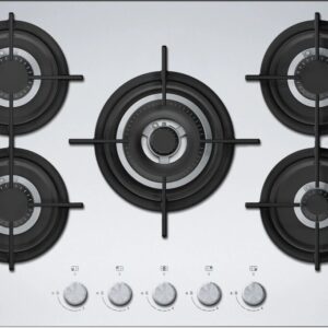 Franke FHCR 755 4G TC HE XA C Mythos Steel Pro Piano cottura a gas cm 75 - inox