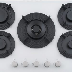 Franke FHMF 755 4G DC C WH Maris Free By Dror Piano cottura a gas cm. 75 - vetro bianco