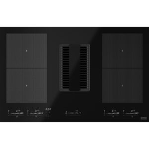 Franke FMY 839 HE Mythos 2Gether Glass Piano cottura induzione cm. 83 con cappa integrata da 620 m³/h - cristallo nero