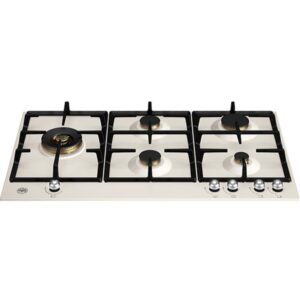 Bertazzoni P905LHERAX 90 cm piano gas con dual wok laterale