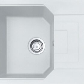 Franke UBG 611-62 Urban Lavello 1 vasca incasso 62 x 50 cm con gocciolatoio reversibile - bianco