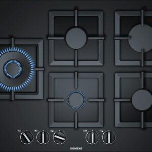 Siemens EP7A6SB20 piano cottura Nero Da incasso Gas 5 Fornello(i)