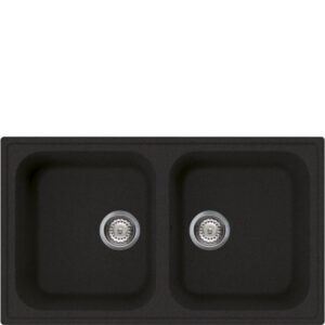 SMEG LAVELLO 86 2VAS BLACK LZ862A2