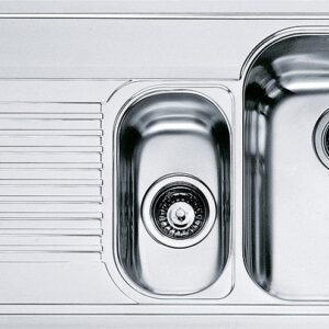 Franke AMX 651 Armonia Lavello 1 vasca e 1/2 incasso 100 x 50 con gocciolatoio sinistro - inox satinato