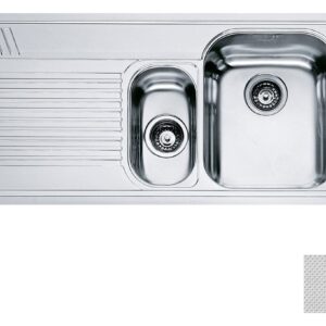 Franke AML 651 Armonia Lavello 1 vasca e 1/2 incasso 100 x 50 con gocciolatoio sinistro - dekor