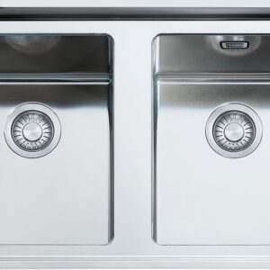 Franke NPX 620 Neptune Plus Lavello 2 vasche incasso 86 x 51 - inox satinato