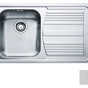 Franke LLL 611 Logica Line Lavello 1 vasca incasso 79 x 50 con gocciolatoio destro - dekor