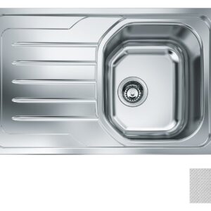 Franke OLL 611 Onda Line Lavello 1 vasca incasso 79 x 50 con gocciolatoio sinistro - dekor