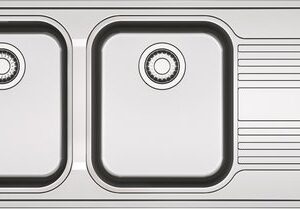 Franke RPX 621 101.0358.154 Lavello ad incasso 116 x 50 inox - gocciolatoio sinistro