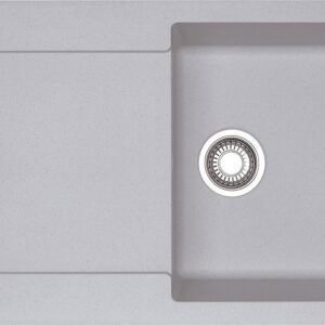 Franke MRG 611 Maris Lavello 1 vasca incasso 78 x 50 con gocciolatoio reversibile - alluminio