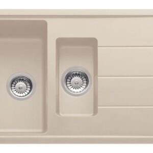 Franke BFG 651 Boston Lavello 1 vasca e 1/2 incasso 97 x 50 con gocciolatoio reversibile - sahara