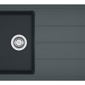 Franke BFG 611-86 Boston Lavello 1 vasca incasso 86 x 50 con gocciolatoio reversibile - grafite