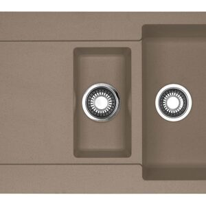 Franke MRG 651 Maris Lavello 1 vasca e 1/2 incasso 97 x 50 con gocciolatoio reversibile - oyster