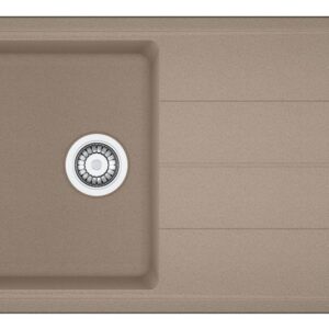 Franke BFG 611-78 Boston Lavello 1 vasca incasso 78 x 50 con gocciolatoio reversibile - oyster