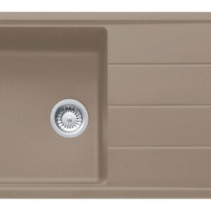 Franke BFG 611-97 Boston Lavello 1 vasca incasso 97 x 50 con gocciolatoio reversibile - oyster
