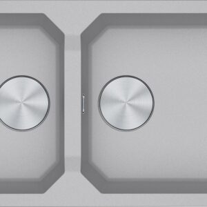 Franke FXG 620 Fx Lavello 2 vasche incasso 82 x 50 - alluminio