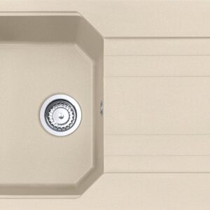 Franke UBG 611-86 Urban Lavello 1 vasca incasso/filotop 86 x 50 con gocciolatoio reversibile - avena