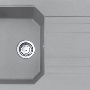 Franke UBG 611-86 Urban Lavello 1 vasca incasso/filotop 86 x 50 con gocciolatoio reversibile - stone grey